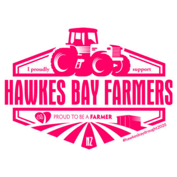 Hawkes Bay Farmers Womens Supporters Ringer T-Shirt Design