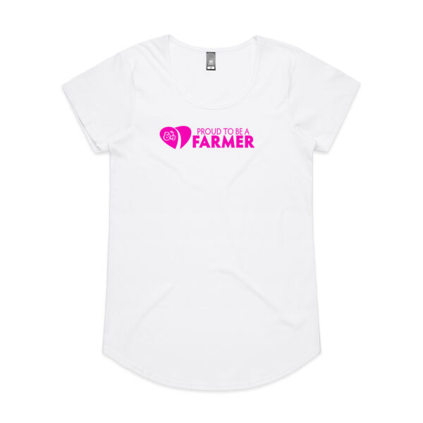Womens Mali T-shirt Pink Logo Thumbnail