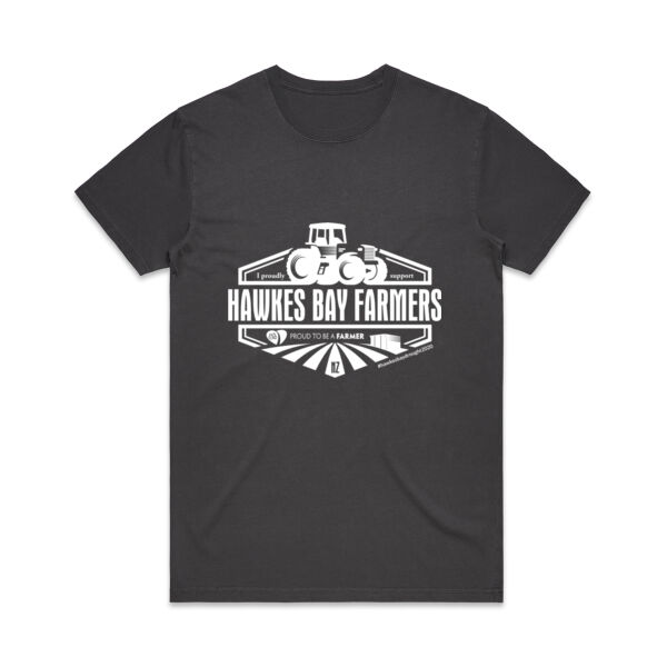 Hawkes Bay Supporters Mens Faded T-Shirt Thumbnail